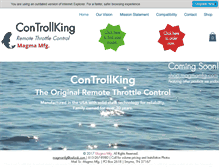 Tablet Screenshot of controllking.com